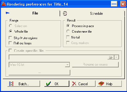  Process preferences for